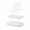 Plastic uncapping tray with plastic strainer (H - 100mm)